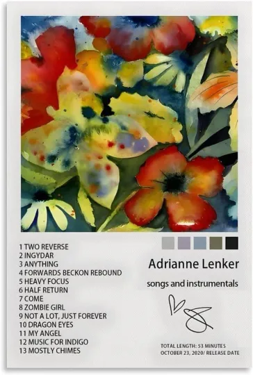 Discover Adrianne Lenker Songs And Instrumentals Poster