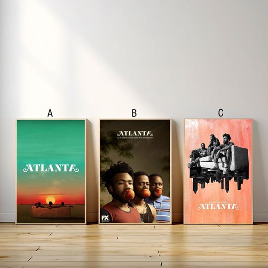 Discover Atlanta Movie Poster, Canvas Print, Wall Art Canvas Painting Living Room Bedroom Docor,Fan Gift