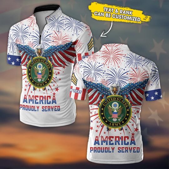 Discover Customized US Military Proudly Served