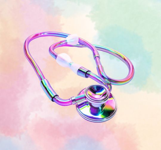 Discover Holographic Nurse Stethoscope Sticker, Gift for nurse, nurse graduation gift