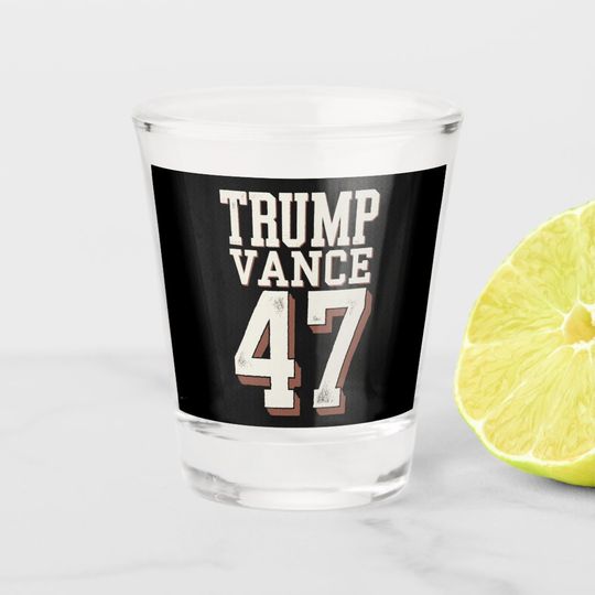 Discover Trump Vance President Vintage Trump Wins Shot Glass