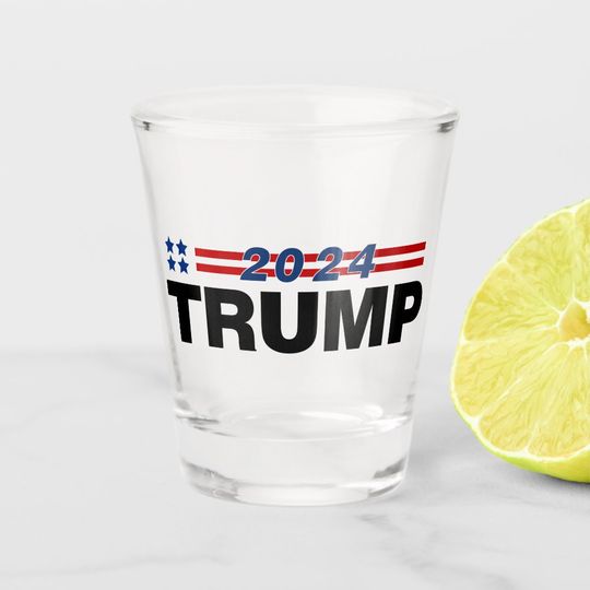 Discover Trump 2024 shot glass