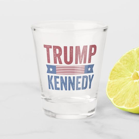 Discover Trump Vance Kennedy take America back again Shot Glass