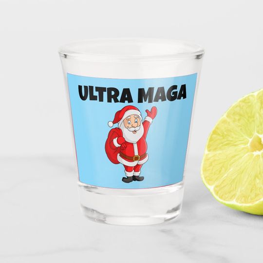Discover ULTRA MAGA TRUMP CHRISTMAS SHOT GLASS