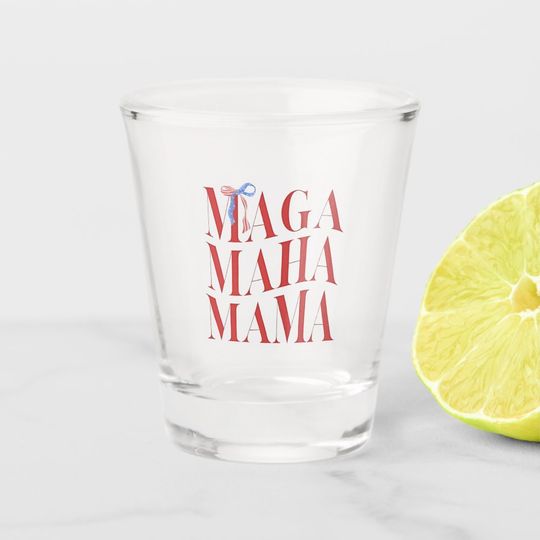 Discover MAGA MAHA Mama Mothers Day Mom Make America Health Shot Glass