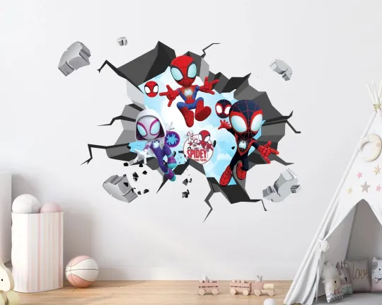 Discover Spidey And His Amazing Friend Wall Sticker Decal Home Decor Art