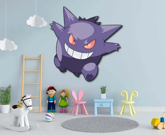 Discover Gengar PKM Wall Sticker Decal 2025