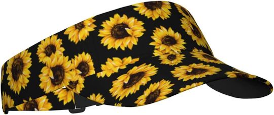 Discover Sunflowers AOP Sun Visor Hats