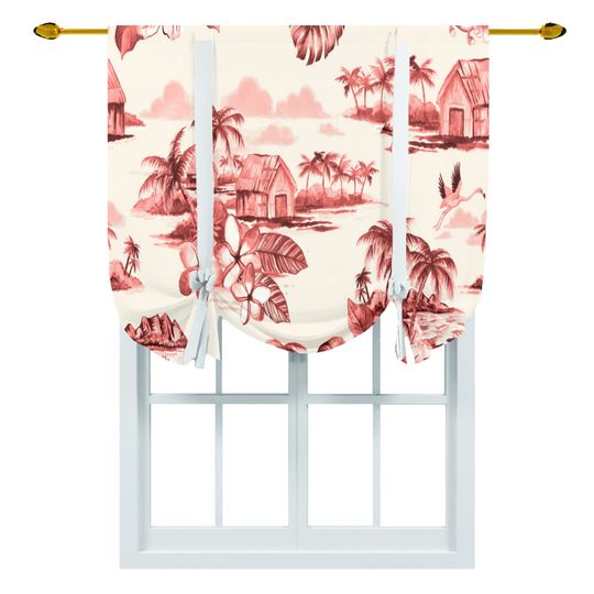 Discover Floral Tie Up Valance