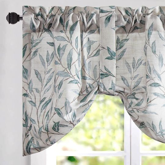 Discover VOGOL Tie-up Valance for Kitchen Windows