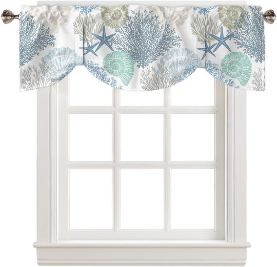 Discover Tie Up Valance for Windows Nautical
