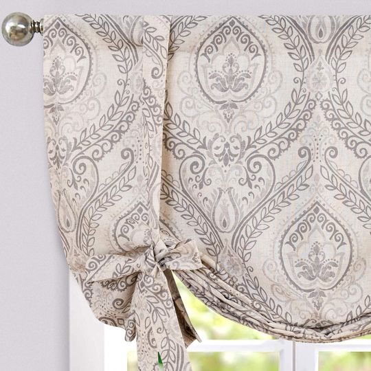 Discover jinchan Faux Linen Tie up Valance for Windows