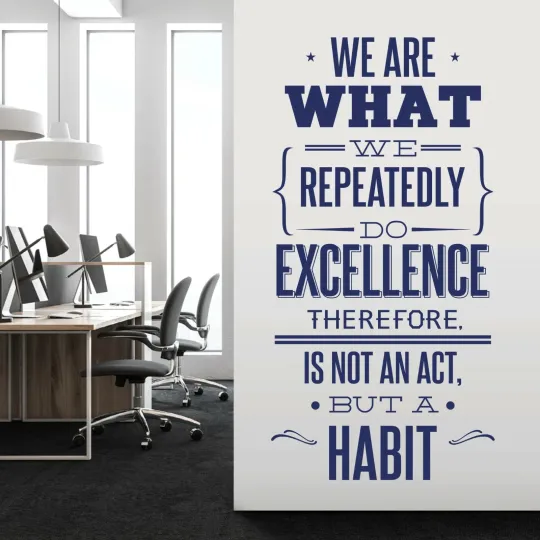 Discover We are What - Wall Sticker, Office Wall Decal, Motivation Lettering, Decor