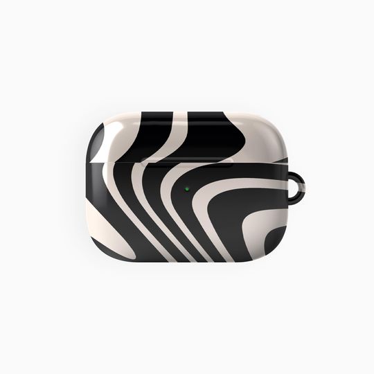 Discover Abstract Groovy Marble AOP Airpods Case Cover