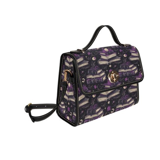 Discover Midnight Spellbound Library Lock Bag | Gothic Witchy Crossbody Purse