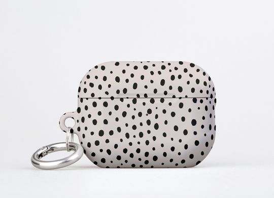 Discover Beige and Black Airpods Case Cover