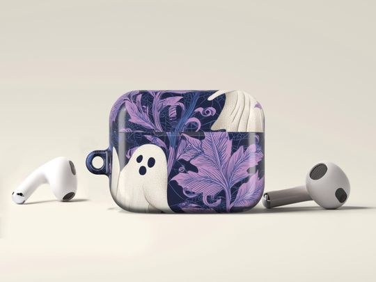Discover Ghost Botanical AOP Airpods Case Cover