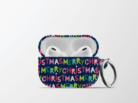 Discover Merry Christmas AOP Airpods Case Cover