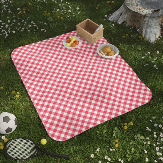 Discover Picnic Blanket, Outdoor Lover Gift, Checkered Blanket, Various Colors Picnic Mat, Family Picnic Essential, Camping Mat, Beach Blanket
