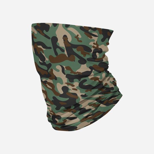 Discover Camouflage Neck Gaiter, Camo Neck Gaiter, Army Camo Gaiter, Camo Face Mask, Camouflage Face Mask