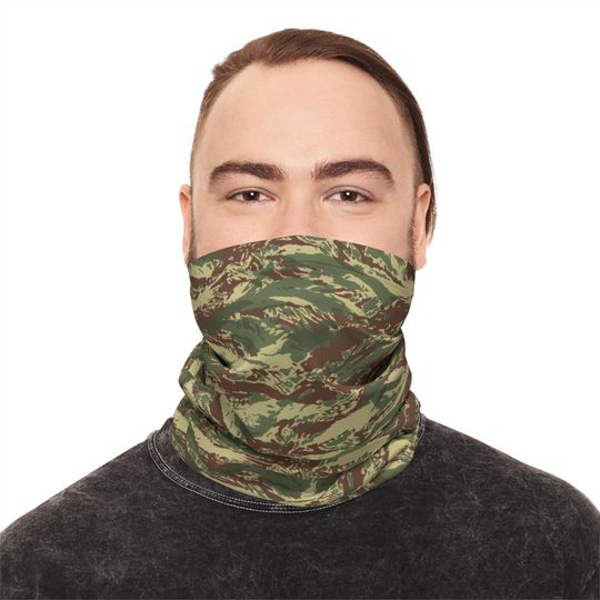 Discover Rhodesian Tiger Stripes Camouflage Neck Gaiter, Face Mask Scarves