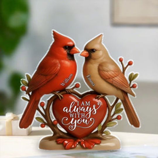 Discover I Am Always With You - Personalized Cardinals Acrylic Plaque s