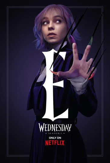 Discover Wednesday poster print - Emma Myers, Tim Burton