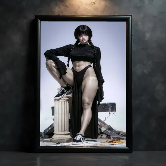Discover Sexy Wednesday Addams The Addams Family Poster Print - No Frame