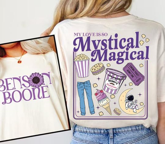 Discover Benson Boone Vintage Shirt, Benson Boone Merch Shirt, Moonbeam Ice Cream Benson Boone