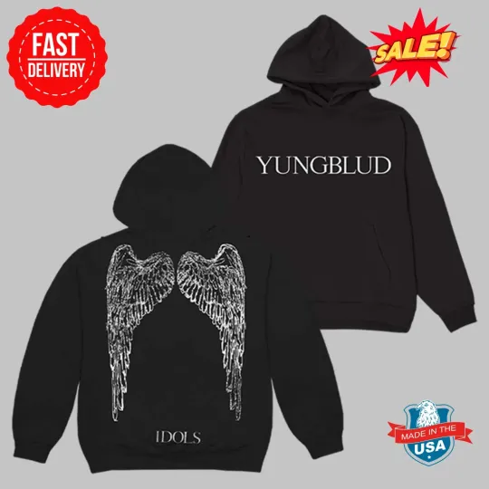 Discover Yungblud Idols Wings Two Sided Poly 3D Hoodie S-5XL