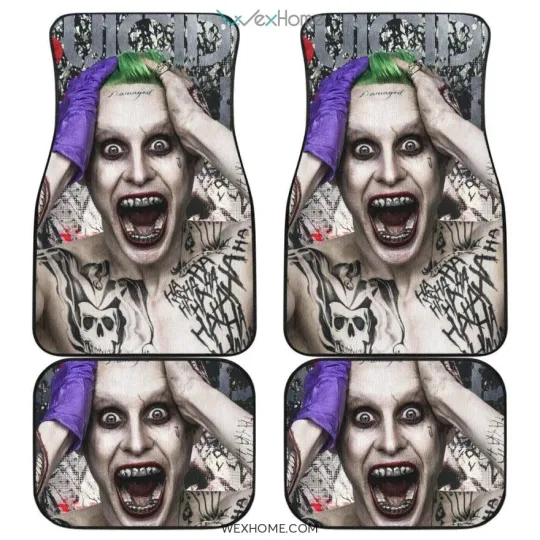 Discover Joker Car Floor Mats Suicide Squad Movie Fan Gift Amazing Auto Decor Gift