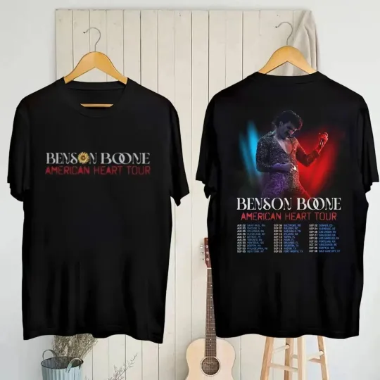 Discover 2025 Benson Boone American Heart Tour Unisex T-Shirt