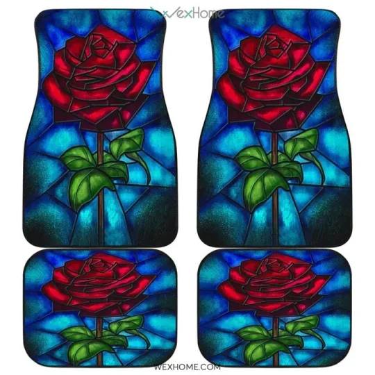Discover Beautyy and The Beastt Car Floor Mats Cartoon Fan Gift Unique Auto Decor
