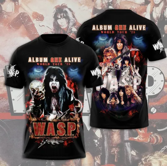 Discover Wasp World Tour 2025 3D Aop T-Shirt