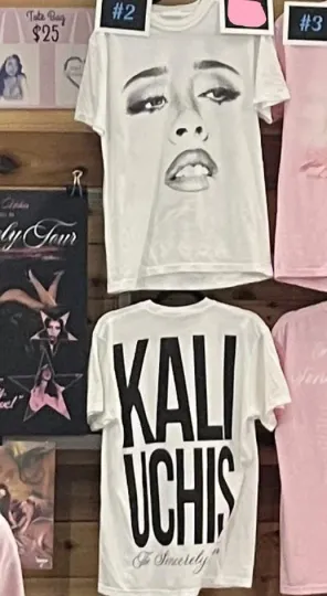 Discover Kali Uchis Tour 2025 Merch short sleeve Shirt, Reprint T Shirt New