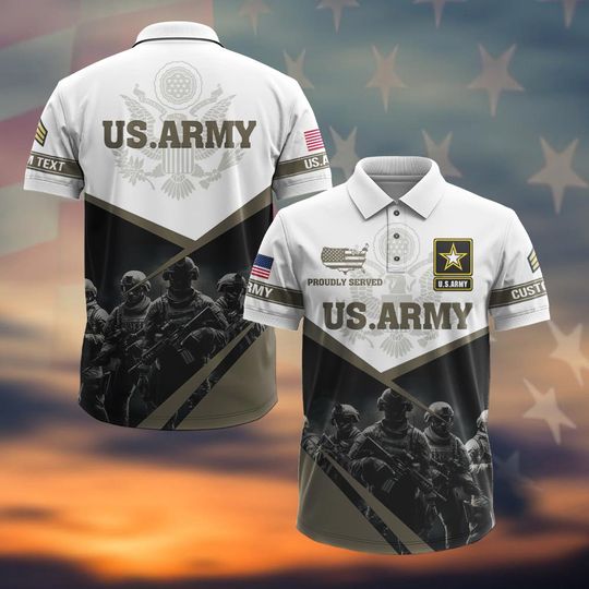 Discover Customized US Army Polo Shirt