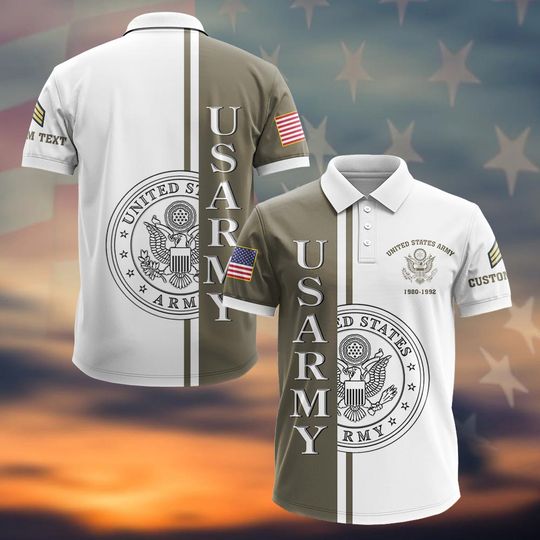 Discover Customized US Veteran Polo Shirt