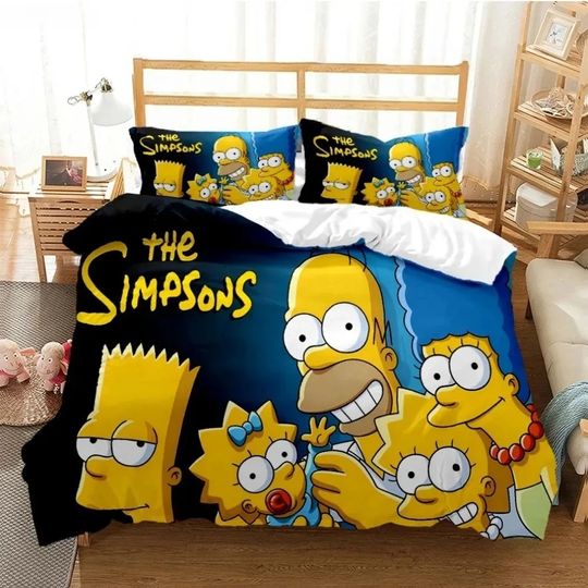 Discover Simpsons Bedding Sets,The Simpsons Cover Sets,Anime Cosplay Bedding Set