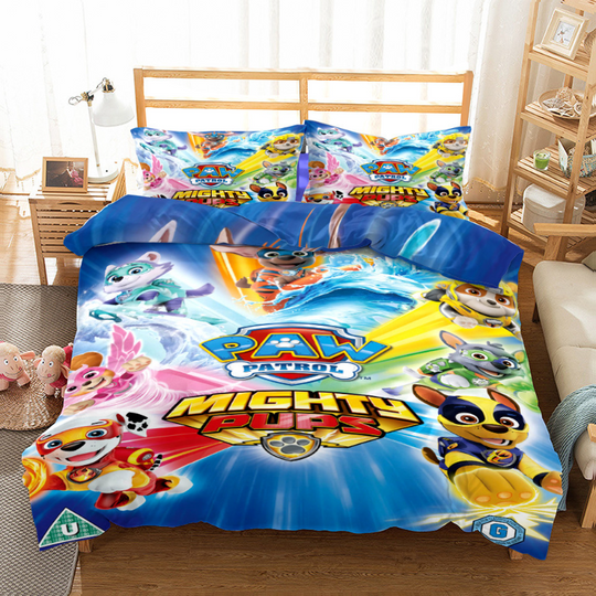 Discover Kawaii Paws Patrols Bedding Set Anime