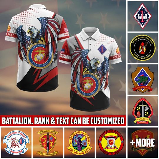 Discover Customized USMC Battalions Shirts