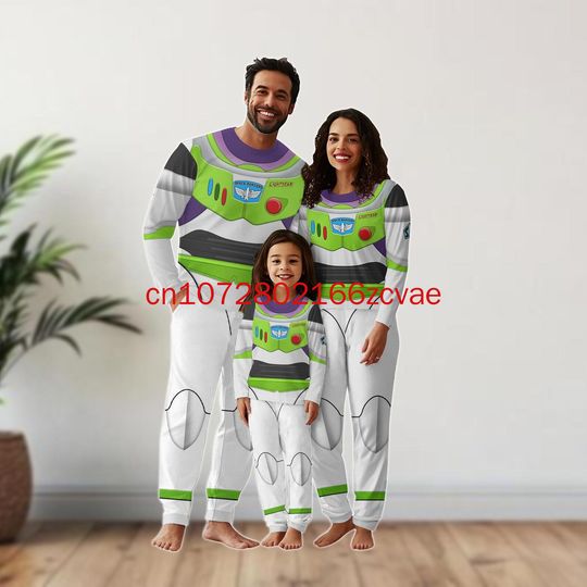 Discover Buzzz Lightyearr Family Matching Pajamas Toy Space Ranger Costume Set Disneyyy Halloween Cosplay Sleepwear