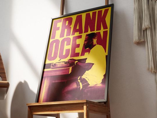 Discover Frank Ocean Blond Poster, Album Cover Poster, Blond Poster
