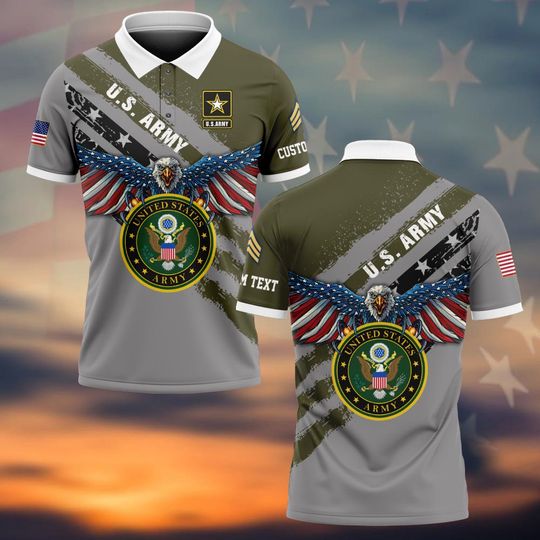 Discover Customized Veteran 3D Polo Shirt