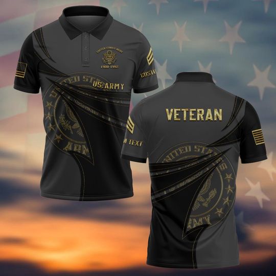Discover Customized Veteran Polo Shirt