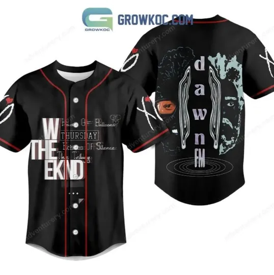 Discover Weeknds Custom Hurry up Tomorrow Tour Baseball Jersey 3D Unisex
