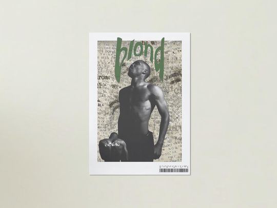 Discover Frank Ocean Poster, Hip Hop Wall Art, Frank Ocean Album Cover Poster