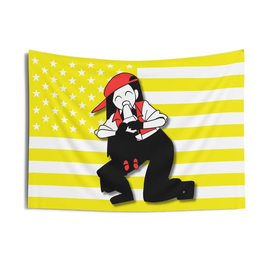 Discover Yi Xi Singer Meat Girl Tapestry Music Lover Tapestry