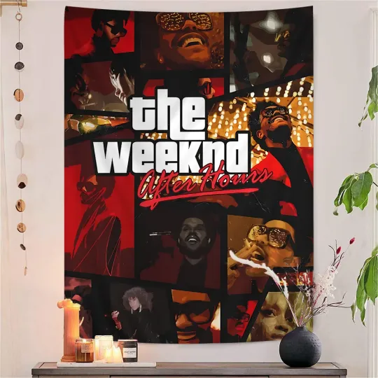 Discover Singer Weeknds Hanging Bohemian Tapestry