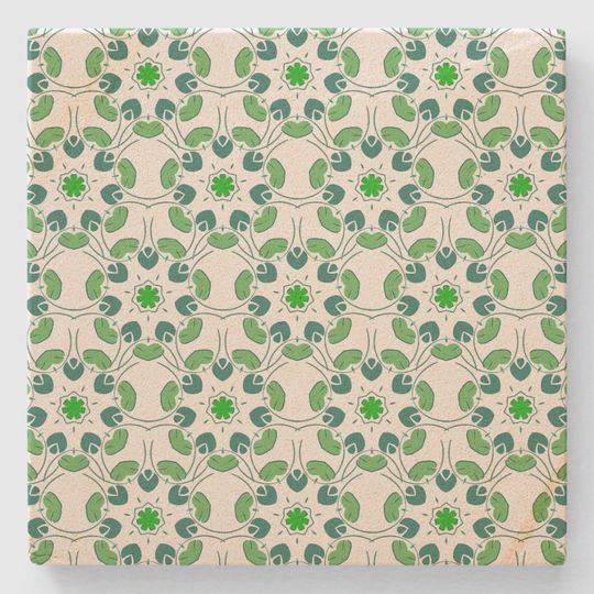 Discover Leaf Pattern, Pattern Of Leaves, Green Leaves Stone Coaster