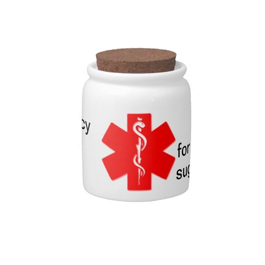 Discover Emergency candy jar